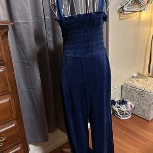 Juicy Couture Halter Velour Jumpsuit